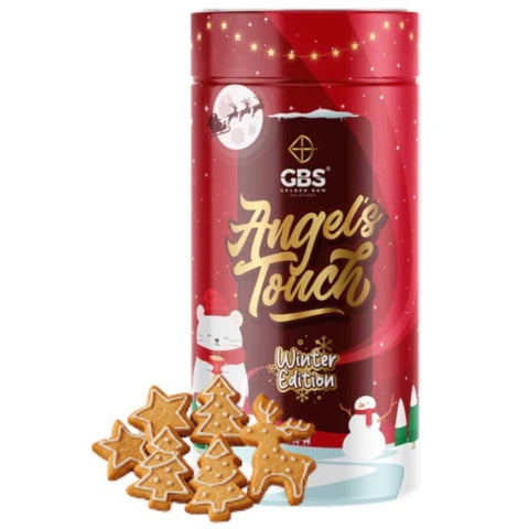 GBS Angel's Touch, Ciasteczka Św. Mikołaja 100g - smakowa kawa rozpuszczalna o podwyższonej zawartości kofeiny bez cukru