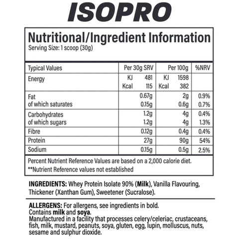 TBJP ISO PRO White Chocolate Hazelnut 1kg - odżywka białkowa WPI 90%, smak  Białe Bueno