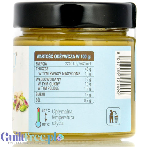 Agrisicilia włoski krem 40% pistacji bez cukru, maltitolu i oleju palmowego