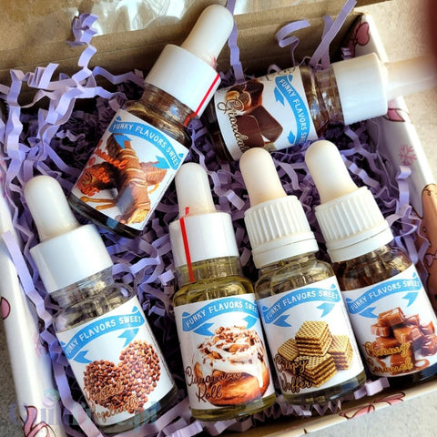Funky Flavors Sweet 6 x 10ml, Tester Set Anything can happen....