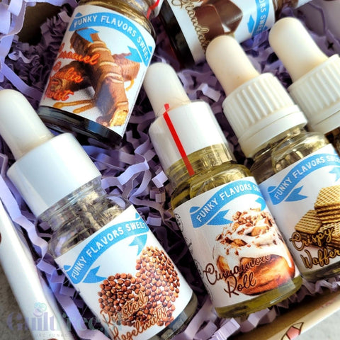 Funky Flavors Sweet 6 x 10ml, Tester Set Anything can happen....