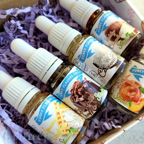 copy of Funky Flavors Sweet 5 x 10ml, Set Testerski STEVIA Basic