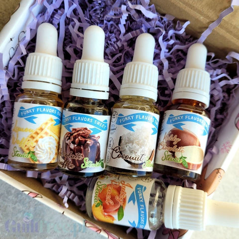 copy of Funky Flavors Sweet 5 x 10ml, Set Testerski STEVIA Basic