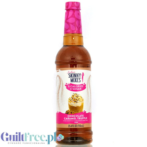 Jordan's Skinny Syrups Chocolate Caramel Truffle - syrop bez cukru do kawy o smaku praliny czekoladowo-karmelowej