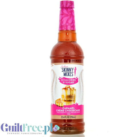Jordan's Skinny Syrups Caramel Creme Cheesecake - syrop zero kalorii do kawy, smak Sernik Karmelowy