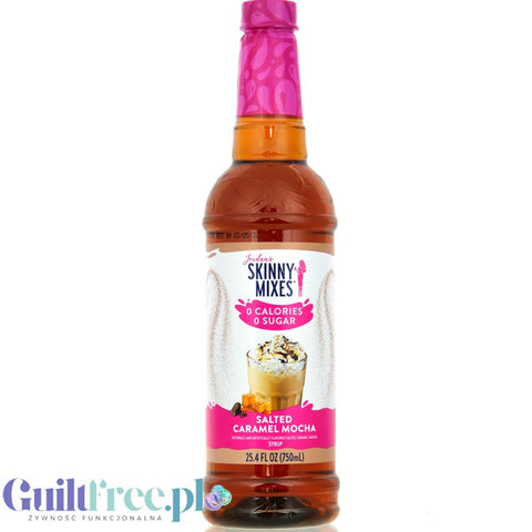 Jordan's Skinny Syrups Salted Caramel Mocha - syrop zero kalorii Kawa & Słony Karmel