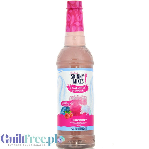 Jordan's Skinny Syrups Unicorn - syrop bez cukru i bez kalorii (smak Jednorożca)