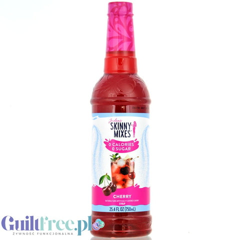 Jordan's Skinny Syrups Flavor Cherry - syrop zero kalorii bez cukru o smaku wiśniowym