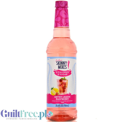 Jordan's Skinny Syrups Meyer Lemon & Raspberry -  Malina & Cytryna - syrop 0 kalorii