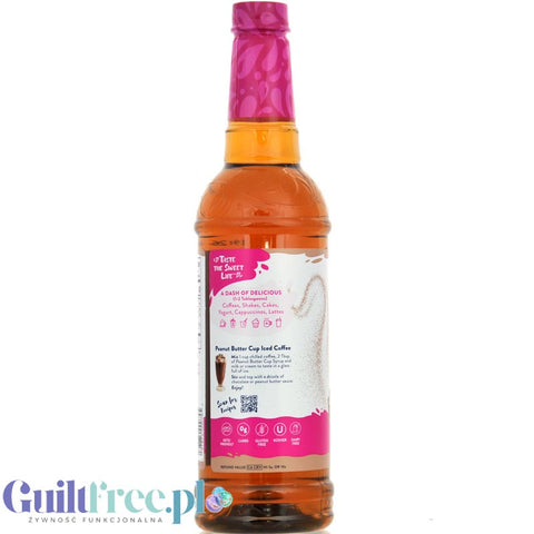 Jordan's Skinny Syrups Peanut Butter Cup - syrop zero kalorii Czekolada & Masło Orzechowe