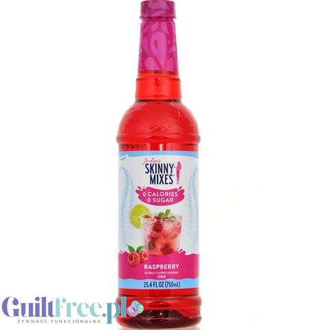Jordan's Skinny Syrups Raspberry 0kcal - syrop do herbaty, Malina