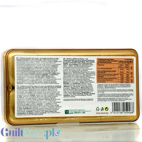 Damhert Choco D'Oro - ekskluzywne praliny czekoladowe z orzechami bez dodatku cukru