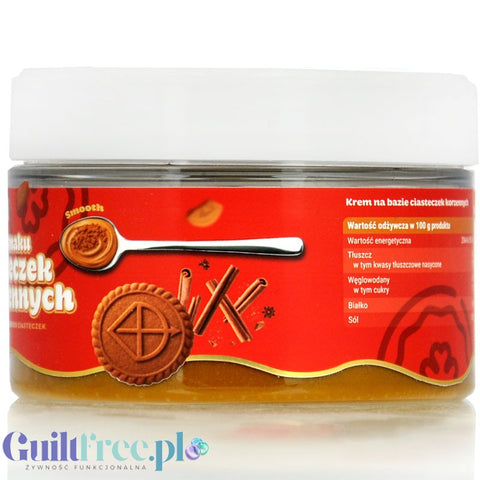 GBS Krem z ciasteczek korzennych z posypką z ciasteczek i nutą cynamonu (CHEAT MEAL)