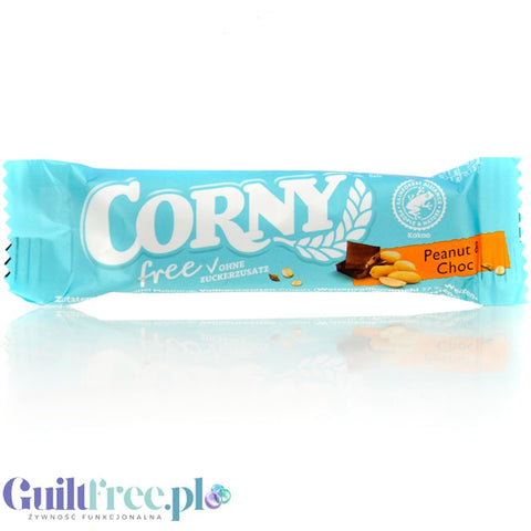 Corny Free Peanut & Choc - batonik zbożowy z orzeszkami ziemnymi i czekoladą 74kcal