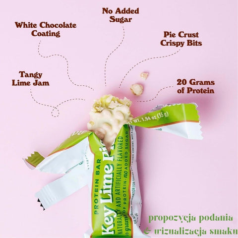 Barebells Key Lime Pie - soft protein bar White Chocolate & Lime Cream
