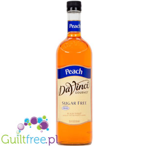 DaVinci Gourme Sugar Free Peach Flavor Syrup 