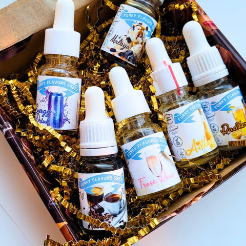 Funky Flavors Sweet 6 x 10ml, Set Testerski Dozwolone od lat 18stu