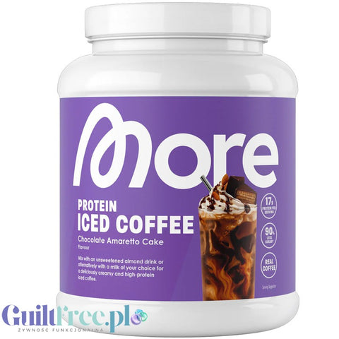 More Nutrition Protein Iced Coffee, Chocolate Amaretto Cake 0,5kg - mrożona kawa proteinowa
