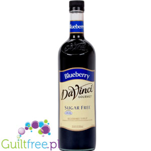 DaVinci Gourme Sugar Free Blueberry Syrup naturally flavored with natural flavor