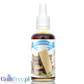 Funky Flavors Sweet Crispy Waffer STEVIA - słodkie kropelki wafelkowe ze stewią bez cukru i kalorii