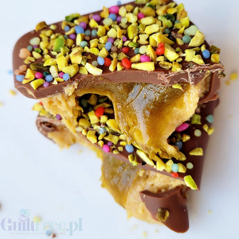 KoxBar Pistachio Donut KONIEC SEZONU - rzemieślniczy baton proteinowy Pączkowo-Pistacjowy