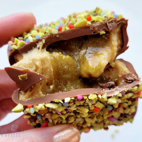 KoxBar Pistachio Donut KONIEC SEZONU - rzemieślniczy baton proteinowy Pączkowo-Pistacjowy
