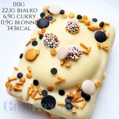 KoxBar Pączek Glamour KONIEC SEZONU - rzemieślniczy baton proteinowy Pączkowo-Pączkowy