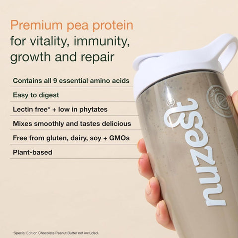 Nuzest Clean Lean Protein Smooth Vanilla 0.5kg – vegan protein supplement with an excellent composition based on European peas
