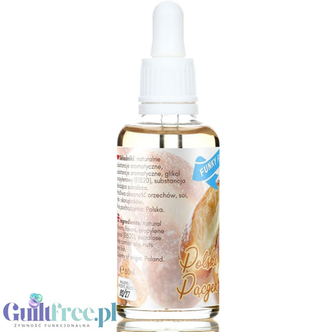 Funky Flavors Sweet Polish Donut - turbo donut sweetener drops without sugar, fat, or calories