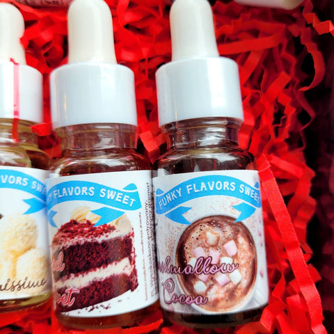 Funky Flavors Sweet 6 x 10ml, Set Testerski Velvet Heartbeats