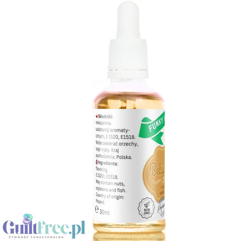 Funky Flavors Basic Belgian Cookie 30ml - kropelki aromatyczne do kawy bez cukru i słodzików