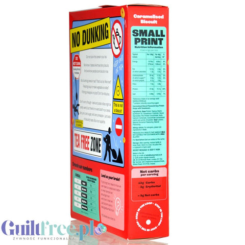 Surreal High Protein Cereal Caramelised Biscuit - proteinowe płatki śniadaniowe bez cukru ze stewią i erytrolem