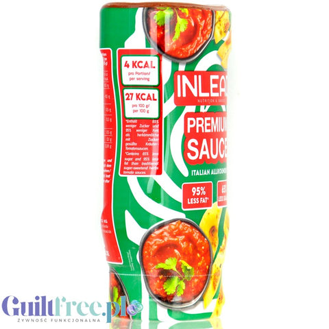 Inlead Premium Sauce Italian Allrounder 350g - vegan tomato sauce with Italian herbs, no sugar, only 16kcal