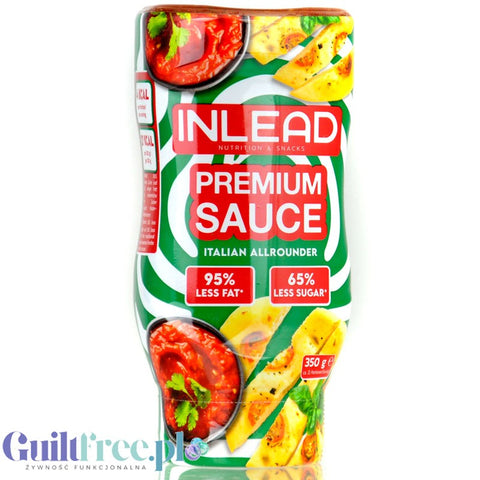 Inlead Premium Sauce Italian Allrounder 350g - wegański sos pomidorowy z włoskimi ziołami bez cukru tylko 16kcal