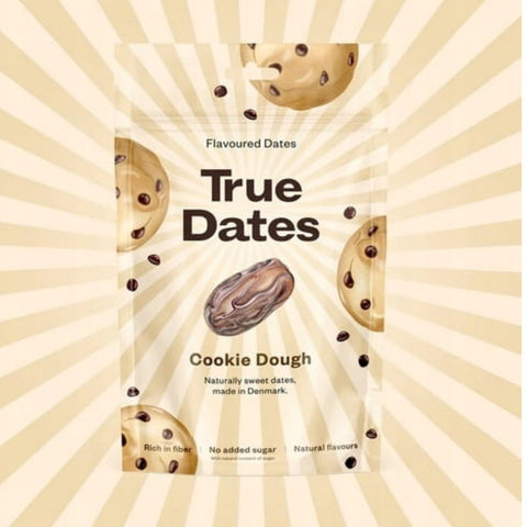 True Dates Cookie Dough - sugar-free stuffed dates with cookie flavor