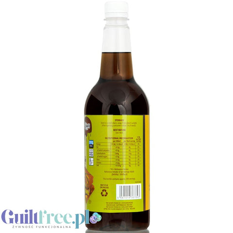 Skinny Food Barista Coffee Syrup Dubai Chocolate 1L - syrop zero kalorii do kawy, bez cukru o smaku dubajskiej czekolady