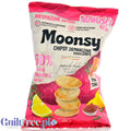 Moonsy Chipsy Ziemniaczane Pink Tonic Spanish Style - 50% mniej tłuszczu, niesmażone buraczkowo-cytrynowe