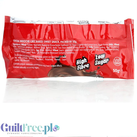 Skinny Food High Protein Chocaholic Croissant - sugar-free protein croissant with 13g of protein & 6g of fiber with cocoa fillin