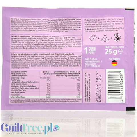 More Nutrition Total Protein Strawberry Milkshake 25 g - kazeina, gęste białko, edycja limitowana