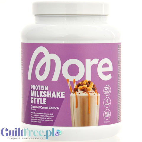 More Nutrition Total Protein Milkshake Caramel Cereal Crunch 0,6KG - gęsta odżywka białkowa z karmelowymi chrupeczkami