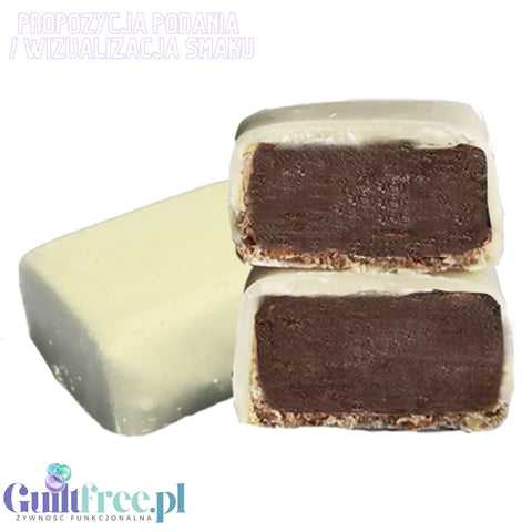 Treatfuls Xmas Is Nuts, Cinnamon & Stars – vegan organic bar with nuts, almonds, and lemon in a rice coating with erythritol