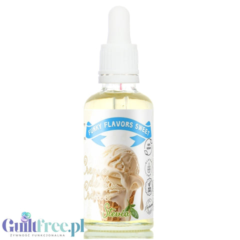 Funky Flavors Sweet Creme de la Creme STEVIA - śmietankowe kropelki smakowe ze stewią