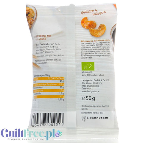 Landgarten Bio Cashews Wurzig