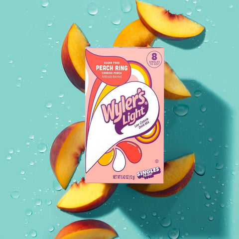 Wyler's Singles to go Peach Ring - napój w saszetce z TikToka, bez cukru i kalorii
