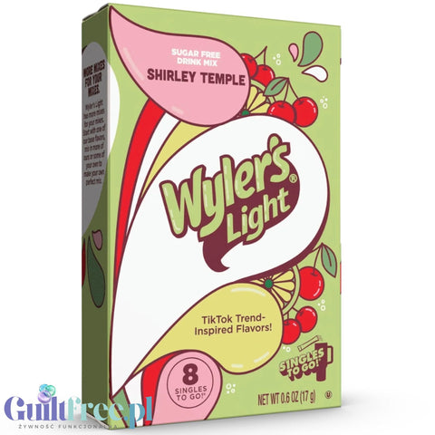 Wyler's Singles To Go Shirley Temple - saszetki smakowe do napojów bez cukru i kcal