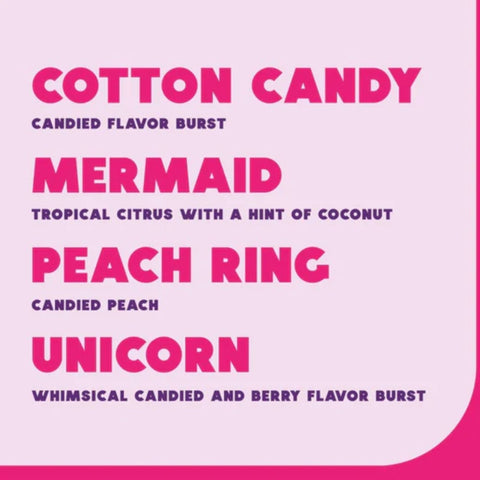 Wyler's Singles To Go '30 Cotton Candy, Mermaid, Peach Ring, Unicorn - viralowe saszetki do wody bez cukru i kcal