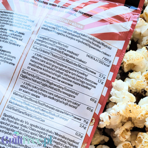 True Dates Caramel Popcorn - sugar-free dates with caramel popcorn flavor