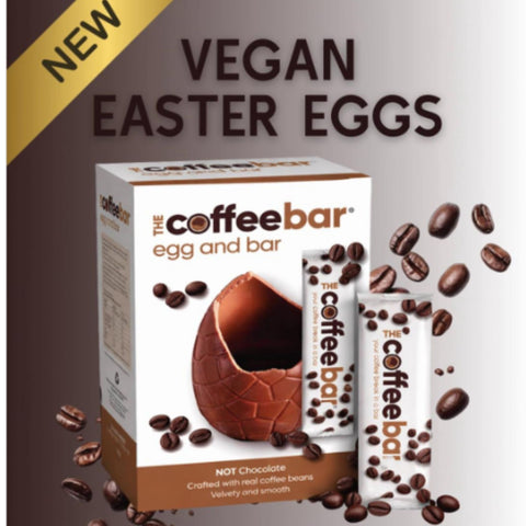 Plamil Coffee Easter Egg & Bar 110g – Easter egg made from NON-chocolate, free from milk, gluten, soy, and nuts