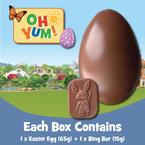 Moo Free Easter Bing Egg & Bar – vegan Easter chocolate egg with figurine VEGAN EASTER