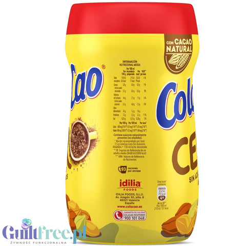 ColaCao 0% Cero Fibra